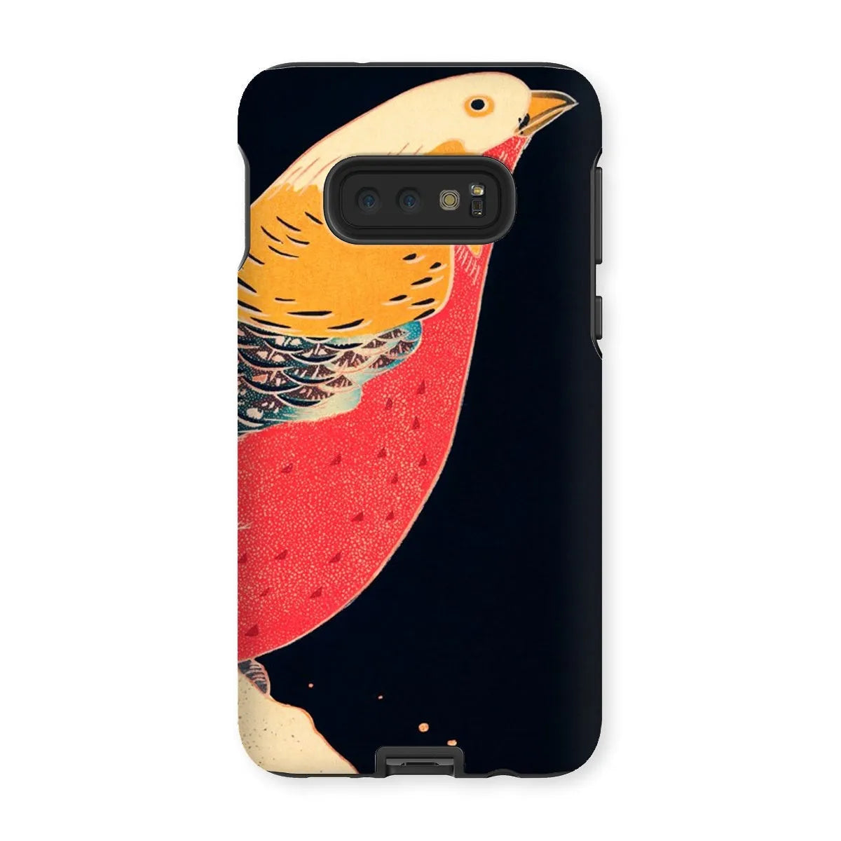 Golden Pheasant - Ukiyo - e Art Phone Case - Ito Jakuchu - Samsung Galaxy S10e / Matte - Mobile Phone Cases - Aesthetic