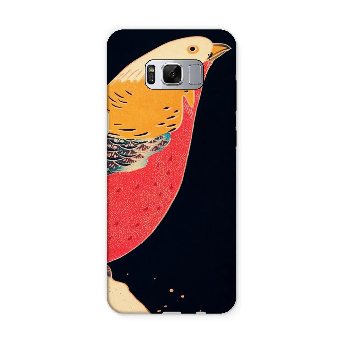 Golden Pheasant - Ukiyo - e Art Phone Case - Ito Jakuchu - Samsung Galaxy S8 / Matte - Mobile Phone Cases - Aesthetic