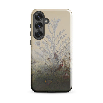 Goldfinches - Leon Bonvin Phone Case, Samsung Galaxy S25 Plus / Matte, Mobile Cases, Toby