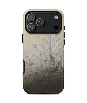 Iphone 17 Pro Max / Matte Goldfinches - Leon Bonvin Phone Case Finds, Charcoal Gray Gloom, Small-scale Masterpiece