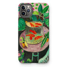 Goldfish - Henri Matisse Aquarium Still Life Iphone Case, 11 Pro Max / Matte, Phone Case Goldfish Painting