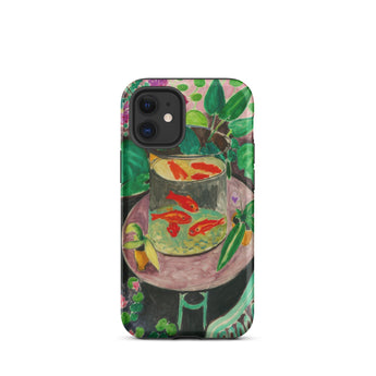 Goldfish - Henri Matisse Aquarium Still Life Iphone Case, 12 Mini / Matte, Artistic Phone Case