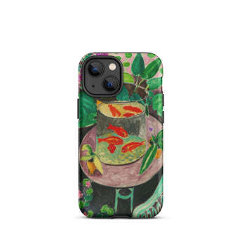Goldfish - Henri Matisse Aquarium Still Life Iphone Case, 13 Mini / Matte, Artistic Phone Case