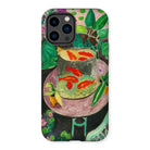 Goldfish - Henri Matisse Aquarium Still Life Iphone Case, 14 Pro Max / Matte, Artistic Phone Case