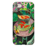 Goldfish - Henri Matisse Aquarium Still Life Iphone Case, 8 / Matte, Phone Case Goldfish Painting