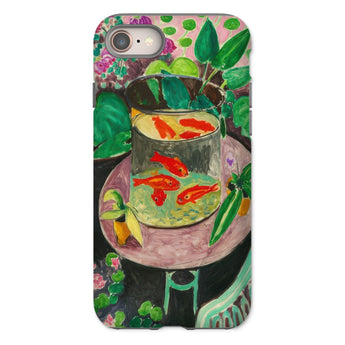 Goldfish - Henri Matisse Aquarium Still Life Iphone Case, 8 / Matte, Phone Case Goldfish Painting