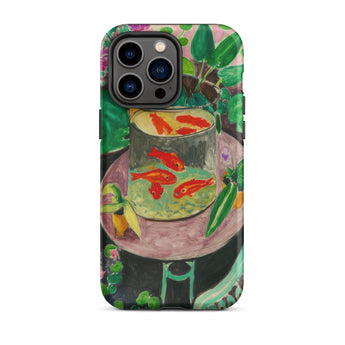 Goldfish - Henri Matisse Aquarium Still Life Phone Case Iphone 14 Pro Max / Matte Artistic Phone Case Henri Matisse Tough, Tough Phone,