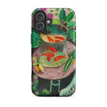 Goldfish - Henri Matisse Aquarium Still Life Phone Case Iphone 16 Plus / Matte Artistic Phone Case Henri Matisse Tough, Tough Phone, Dual