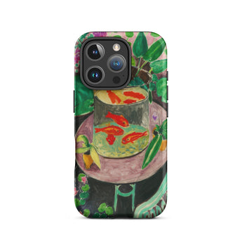 Goldfish - Henri Matisse Aquarium Still Life Phone Case Iphone 16 Pro / Matte Artistic Phone Case Henri Matisse Tough, Tough Phone, Dual