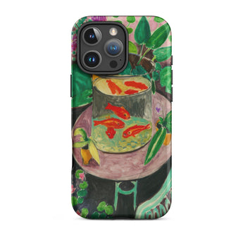 Goldfish - Henri Matisse Aquarium Still Life Phone Case Iphone 16 Pro Max / Matte Artistic Phone Case Henri Matisse Tough, Tough Phone,