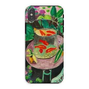Goldfish - Henri Matisse Aquarium Still Life Phone Case Iphone Xs / Matte Artistic Phone Case Henri Matisse Tough, Tough Phone, Dual