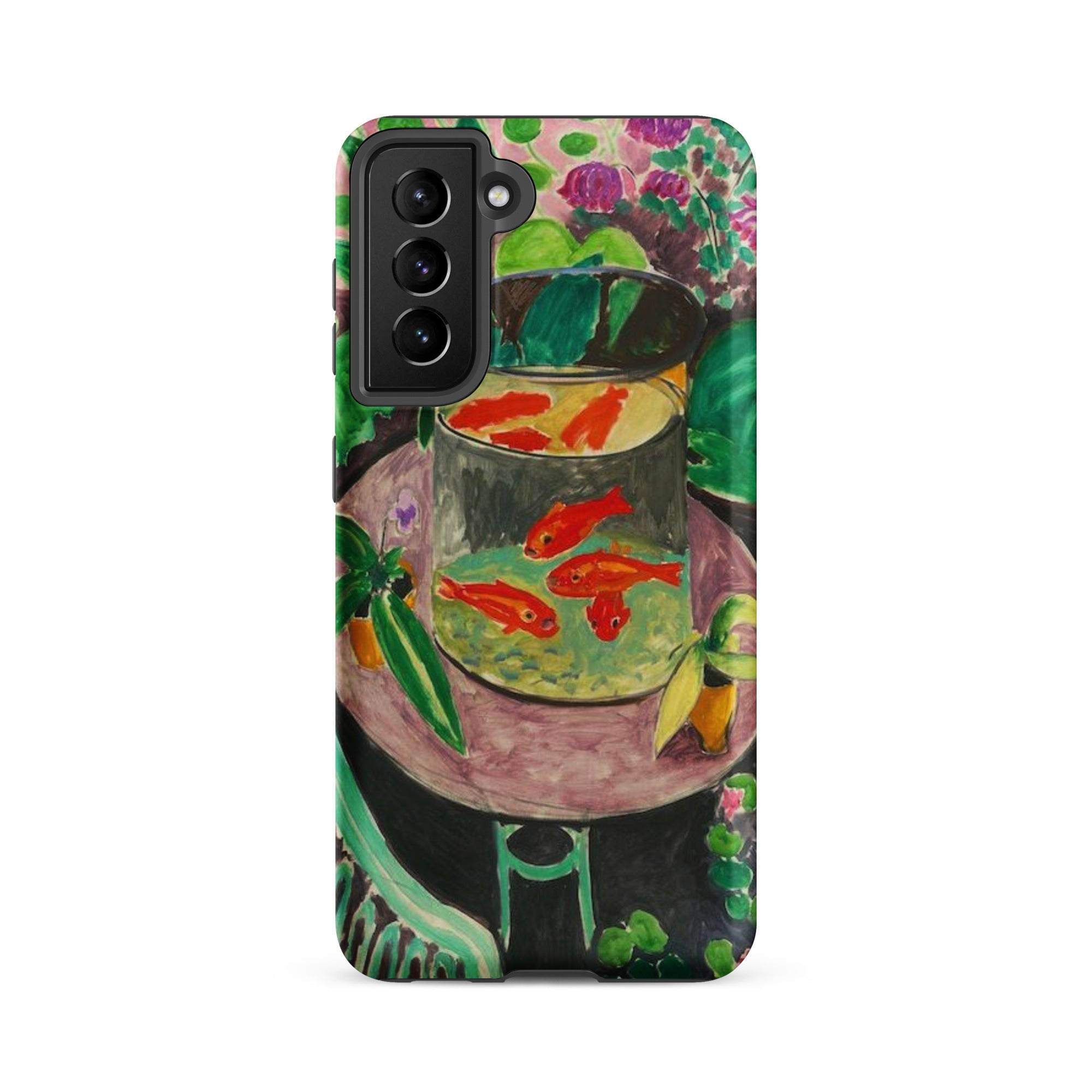 Goldfish Henri Matisse Aquarium Still Life Samsung Case, Galaxy S21 Fe / Matte, Phone Case Painted Scene Goldfish Bowl Table