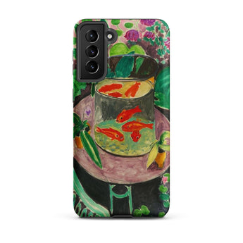 Goldfish - Henri Matisse Aquarium Still Life Samsung Case, Galaxy S21 Plus / Matte, Phone Case Painted Goldfish Bowl Table