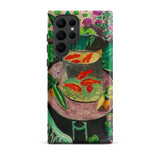 Goldfish - Henri Matisse Aquarium Still Life Samsung Case, Galaxy S22 Ultra / Matte, Smartphone Case Colorful Painting Goldfish Bowl