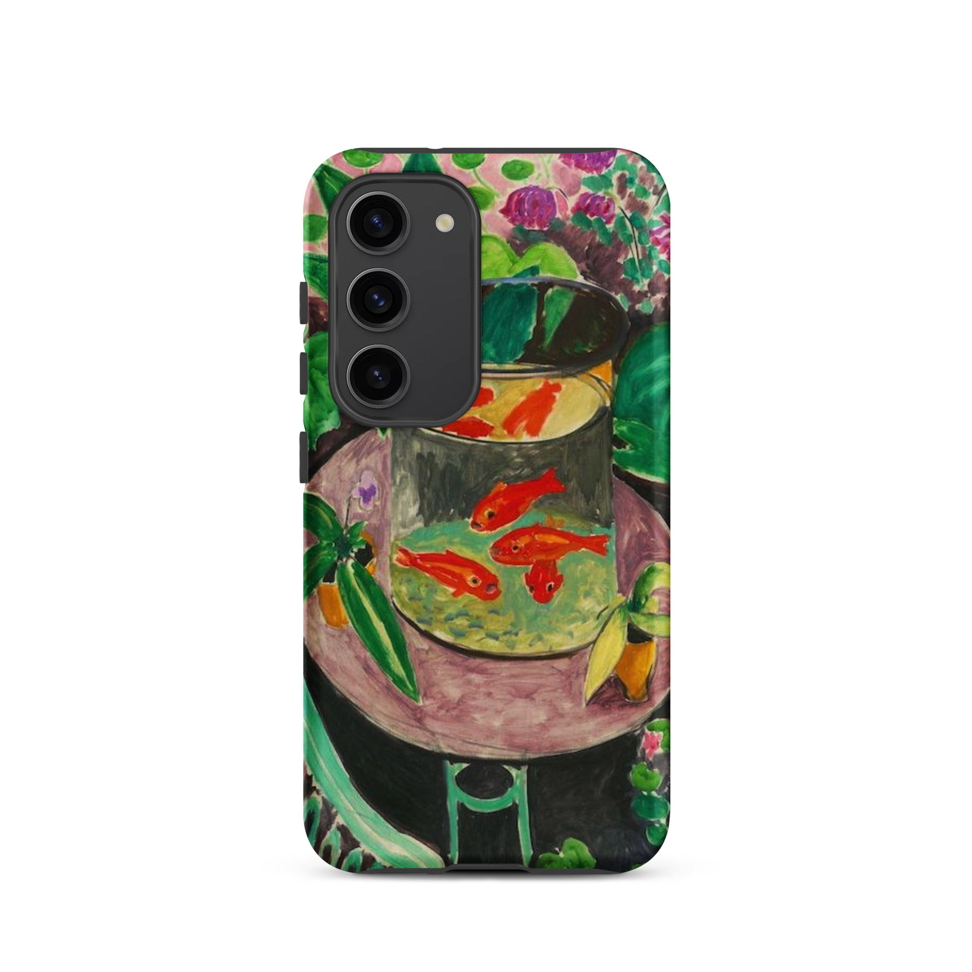 Goldfish Henri Matisse Aquarium Still Life Samsung Case, Galaxy S23 / Matte, Smartphone Case Vibrant Painting Goldfish Bowl
