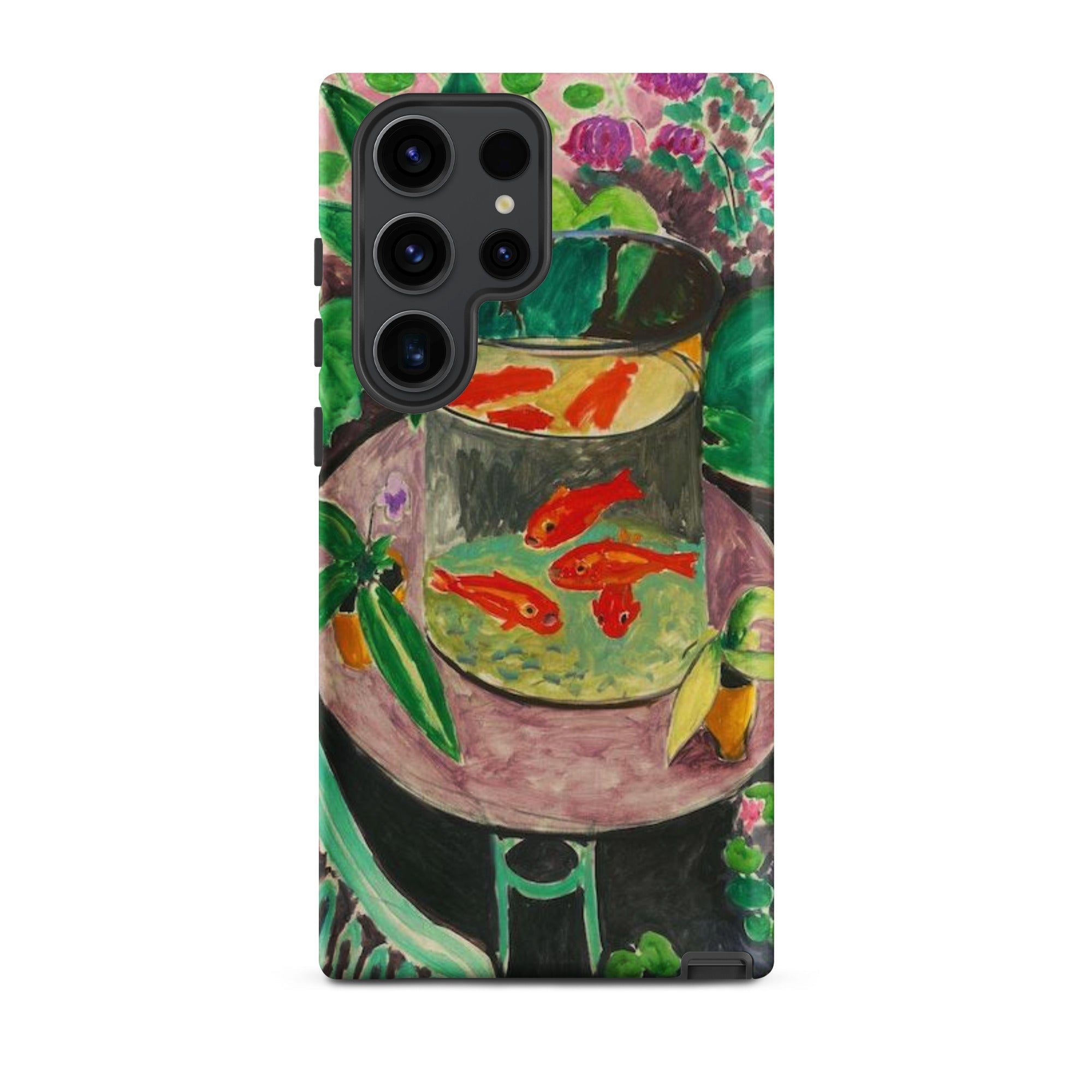 Goldfish Henri Matisse Aquarium Still Life Samsung Case, Galaxy S23 Ultra / Matte, Smartphone Case Colorful Impressionistic Painting