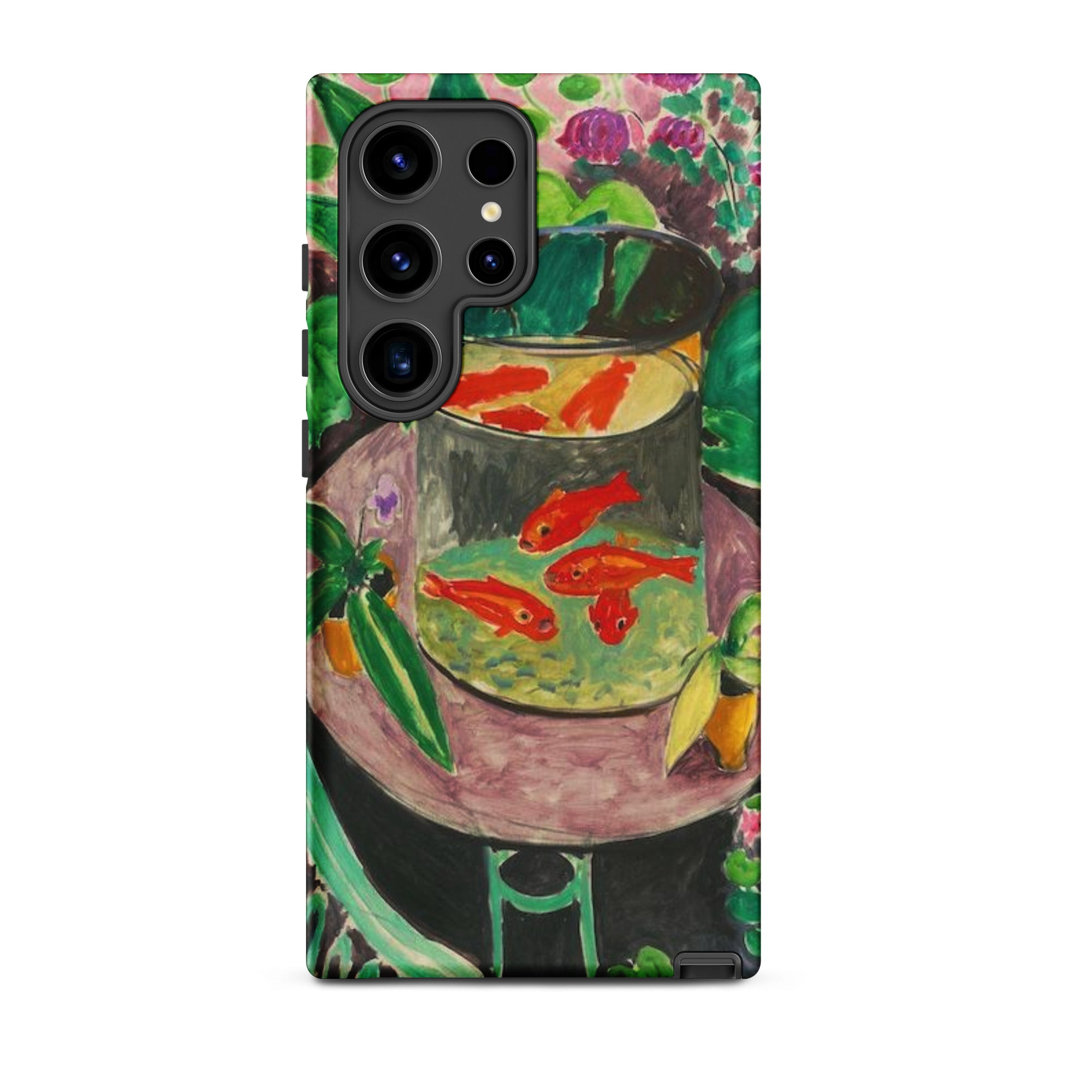 Goldfish Henri Matisse Aquarium Still Life Samsung Case, Galaxy S24 Ultra / Matte, Smartphone Colorful Artistic Case Goldfish Bowl