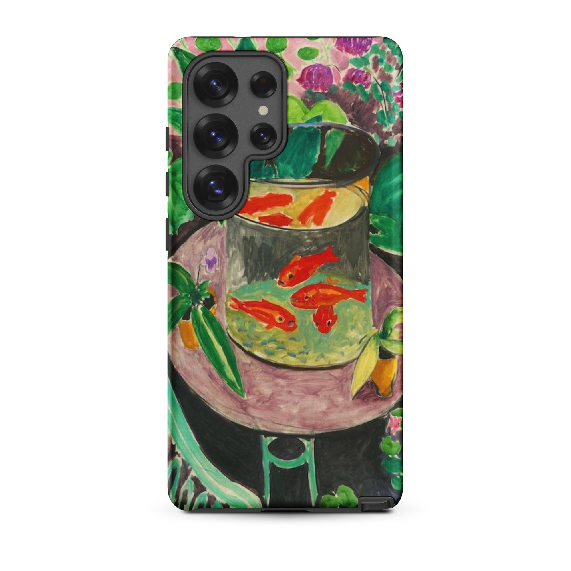 Goldfish Henri Matisse Aquarium Still Life Samsung Case, Galaxy S25 Ultra / Matte, Smartphone Artistic Colorful Case Goldfish Bowl