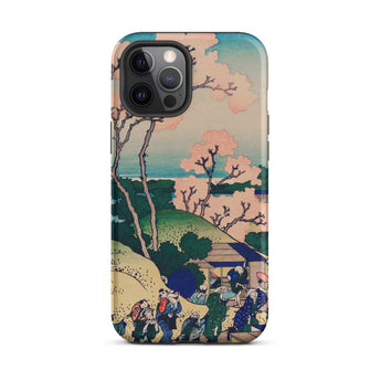 Goten-yama Hill - Katsushika Hokusai Iphone Case, 12 Pro Max / Matte, Japanese Art Phone Case