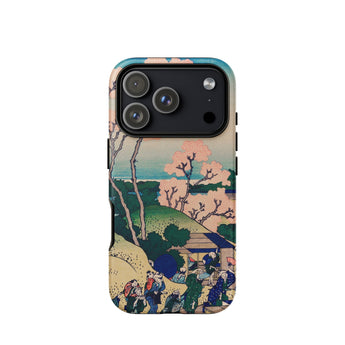 Goten-yama Hill - Katsushika Hokusai Phone Case Iphone 17 Pro / Matte Iphone 12 Pro Max Case Cherry Blossom Design Katsushika Hokusai