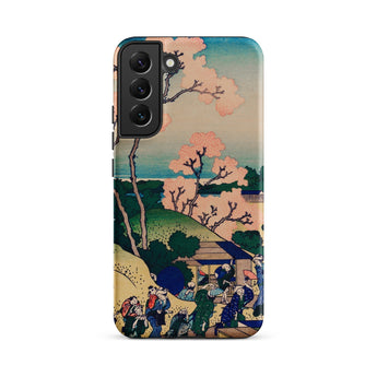 Goten-yama Hill - Katsushika Hokusai Phone Case Samsung Galaxy S22 Plus / Matte Vibrant Traditional Japanese Woodblock Print Design Iphone,