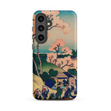 Goten-yama Hill - Katsushika Hokusai Samsung Case, Galaxy S24 Plus / Matte, Smartphone Case Traditional Japanese Woodblock Print Landscape