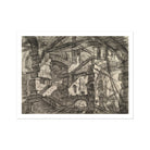 The Gothic Arch - Giovanni Battista Piranesi Art Print, Complex Architectural Fantasy Multiple Arches Staircases Bridges Illusion