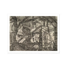 The Gothic Arch - Giovanni Battista Piranesi Art Print, Complex Architectural Fantasy Multiple Arches Staircases Bridges Illusion