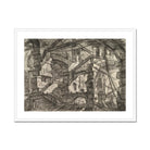 The Gothic Arch - Giovanni Battista Piranesi Art Print, Framed Intricate Architectural Black White Complex Structure Arches
