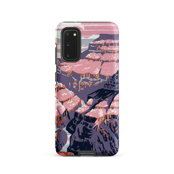 Grand Canyon - Chester Don Powell Samsung Case, Galaxy S20 / Matte, Phone Case Artistic Illustration Canyon Landscape