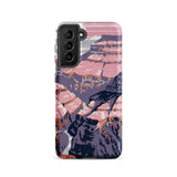 Grand Canyon - Chester Don Powell Samsung Case, Galaxy S21 / Matte, Smartphone Case Stylized Landscape Design Canyon Pink-hued Trees