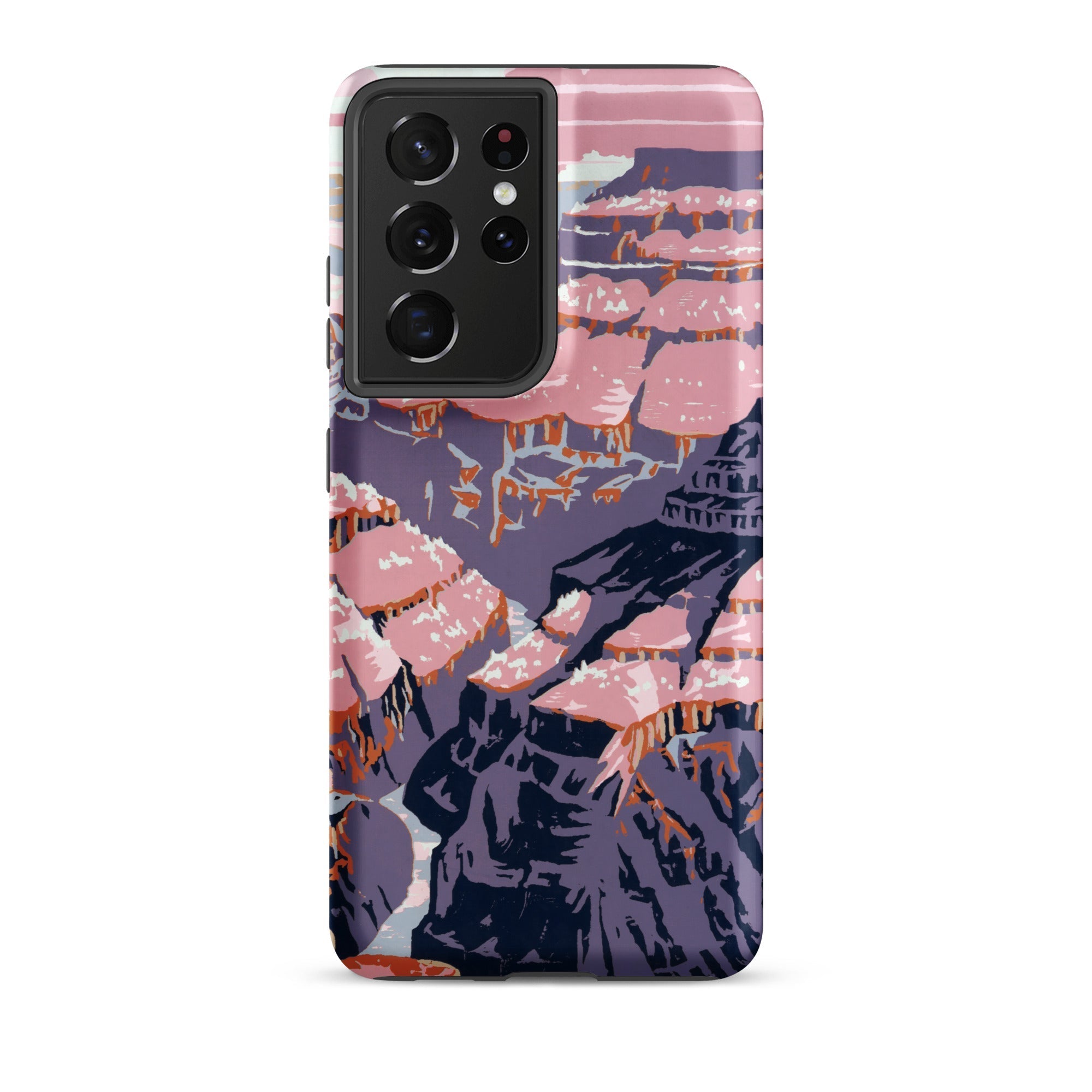 Grand Canyon - Chester Don Powell Samsung Case, Galaxy S21 Ultra / Matte, Smartphone Case Artistic Depiction Mountainous Landscape