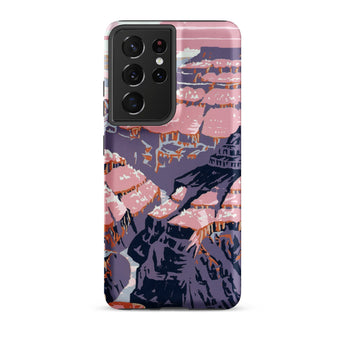 Grand Canyon - Chester Don Powell Samsung Case, Galaxy S21 Ultra / Matte, Smartphone Case Artistic Depiction Mountainous Landscape