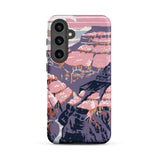 Grand Canyon - Chester Don Powell Samsung Case, Galaxy S24 Plus / Matte, Smartphone Case Grand Canyon-inspired Landscape Design Pink Purple