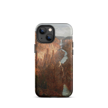 Grand Canyon - William Sonntag Iphone Case, 13 Mini / Matte, Iphone Case Vibrant Painting Canyon River Waterfall