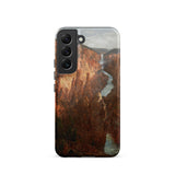 Grand Canyon - William Sonntag Phone Case Samsung Galaxy S22 / Matte Phone Case Detailed Painting Grand Canyon Reddish-brown Rock William