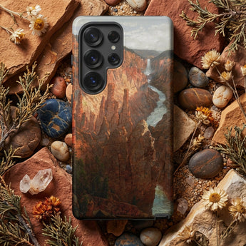Grand Canyon - William Sonntag Phone Case Sleek Black Phone Case Detailed Earthy-toned Landscape Print William Sonntag Captures, Sheer