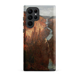 Grand Canyon - William Sonntag Samsung Case, Galaxy S22 Ultra / Matte, Smartphone Landscape Painting Canyon Waterfall