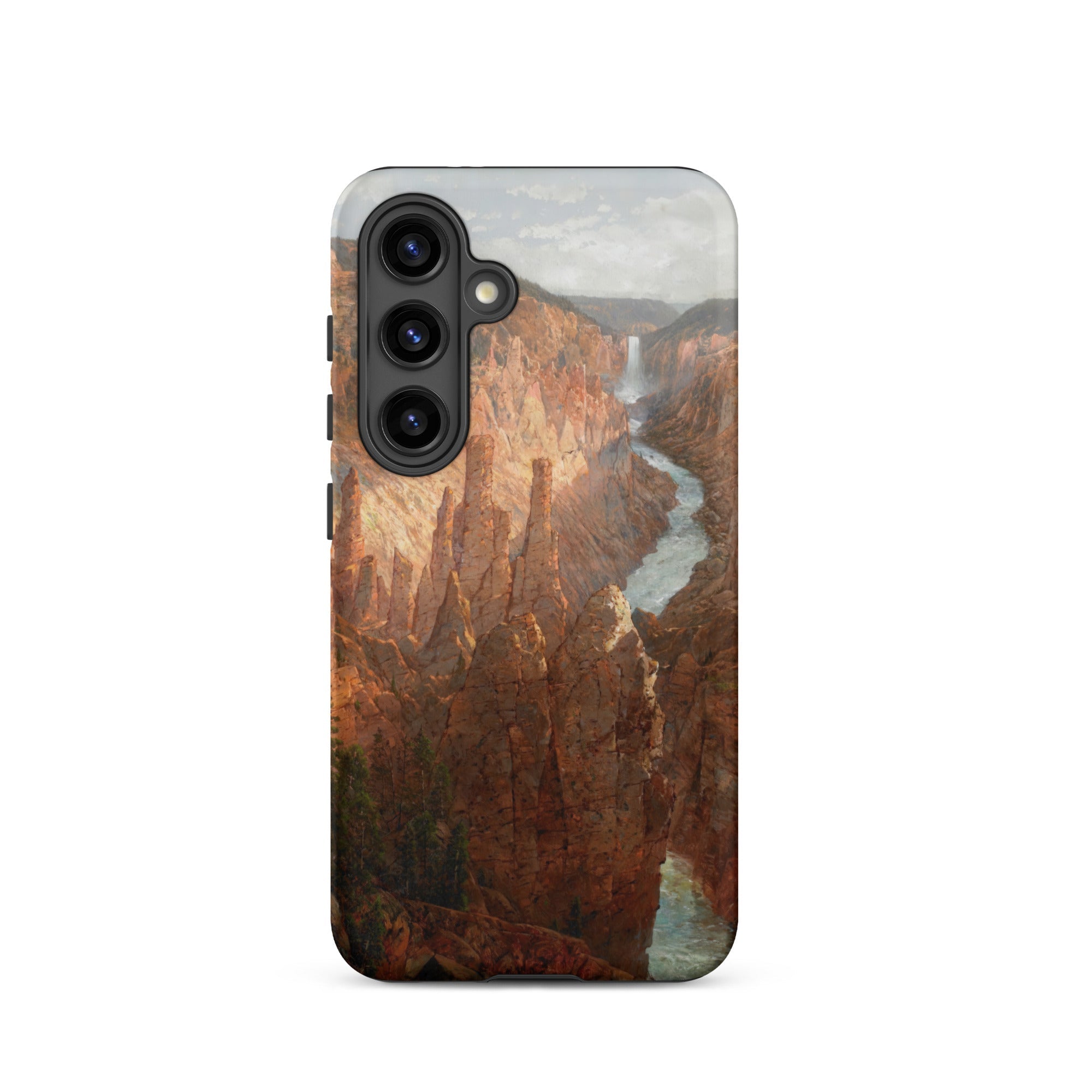 Grand Canyon William Sonntag Samsung Case, Galaxy S24 / Matte, Phone Case Canyon River Painting