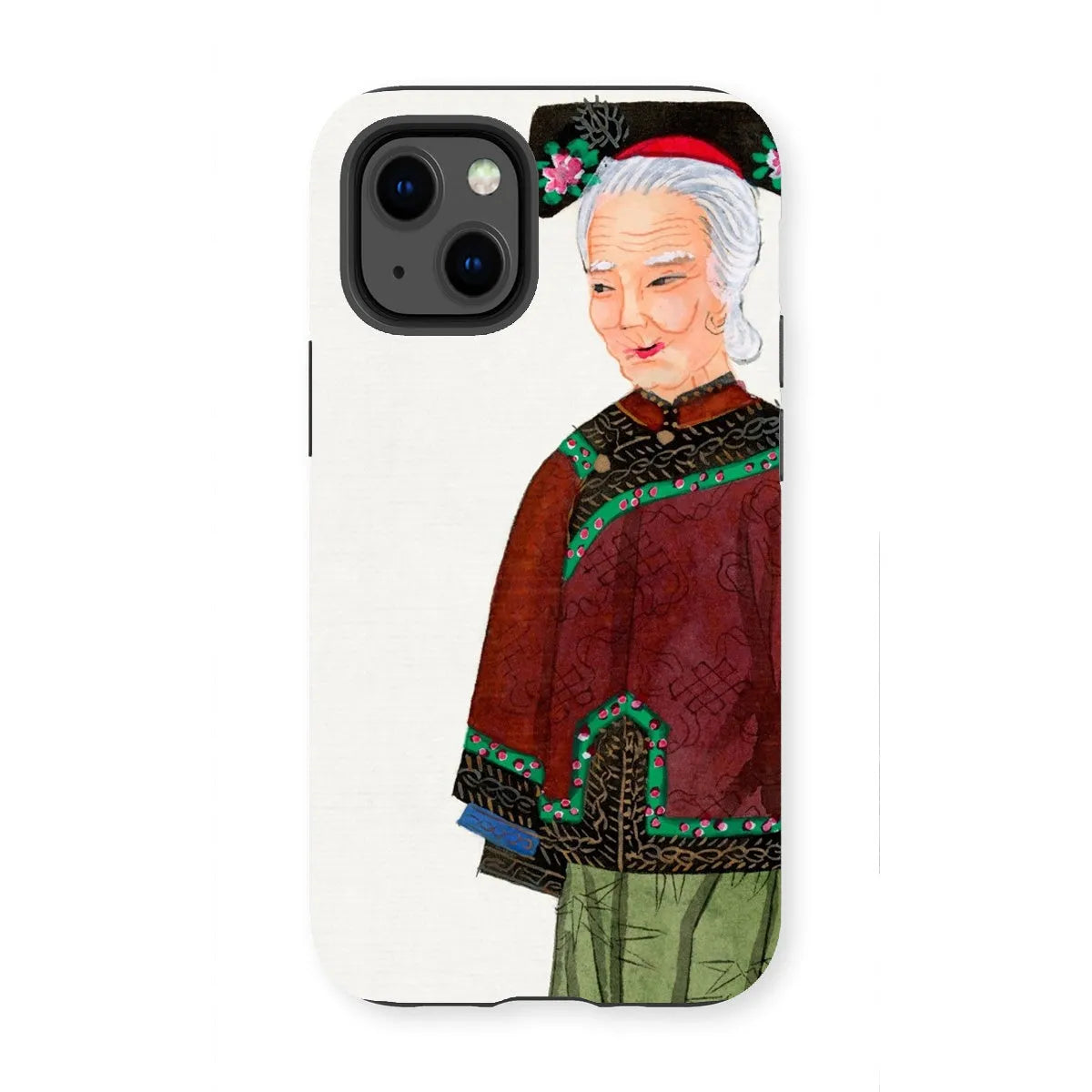 Grand Dame Too - Aesthetic Chinese Art Phone Case - Iphone 13 Mini / Matte - Mobile Phone Cases - Aesthetic Art