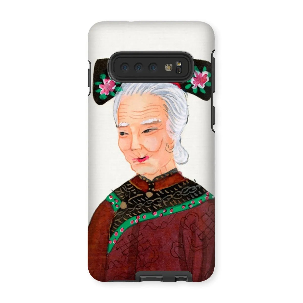 Grand Dame Too - Aesthetic Chinese Art Phone Case - Samsung Galaxy S10 / Matte - Mobile Phone Cases - Aesthetic Art
