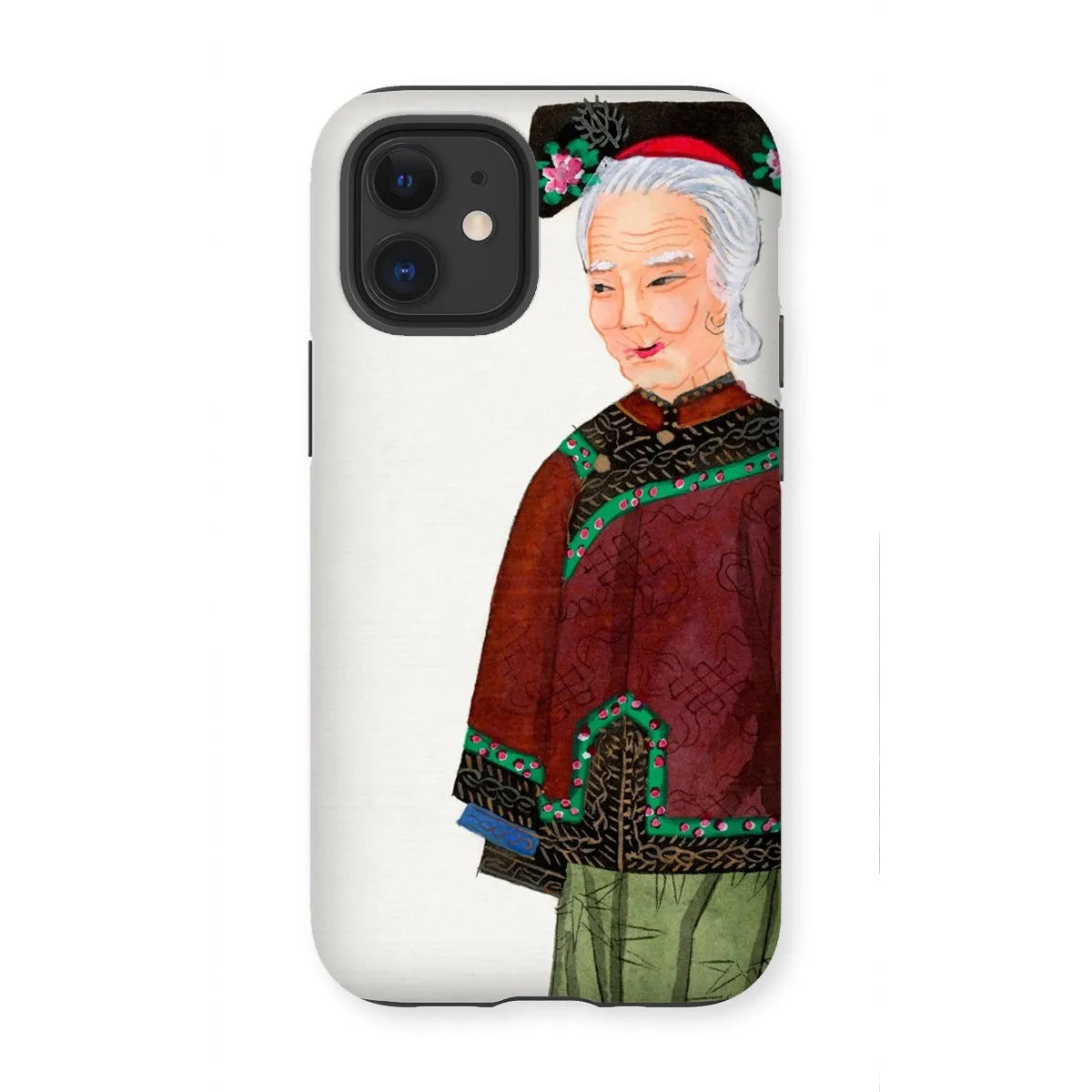Grand Dame Too - Aesthetic Chinese Art Phone Case - Iphone 12 Mini / Matte - Mobile Phone Cases - Aesthetic Art