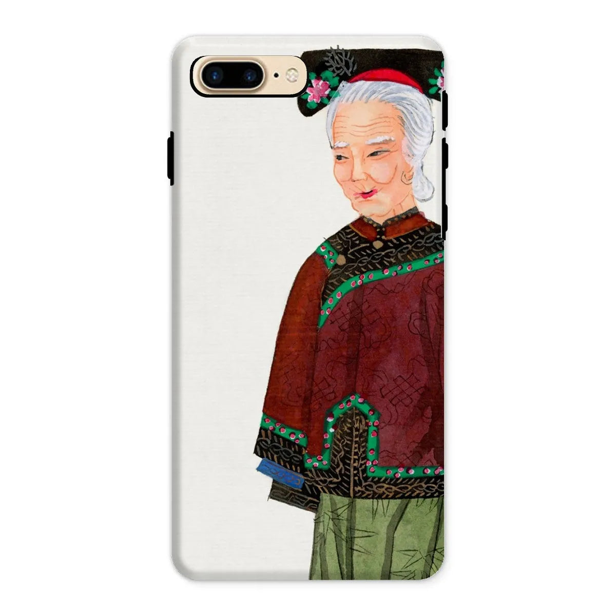 Grand Dame Too - Aesthetic Chinese Art Phone Case - Iphone 8 Plus / Matte - Mobile Phone Cases - Aesthetic Art