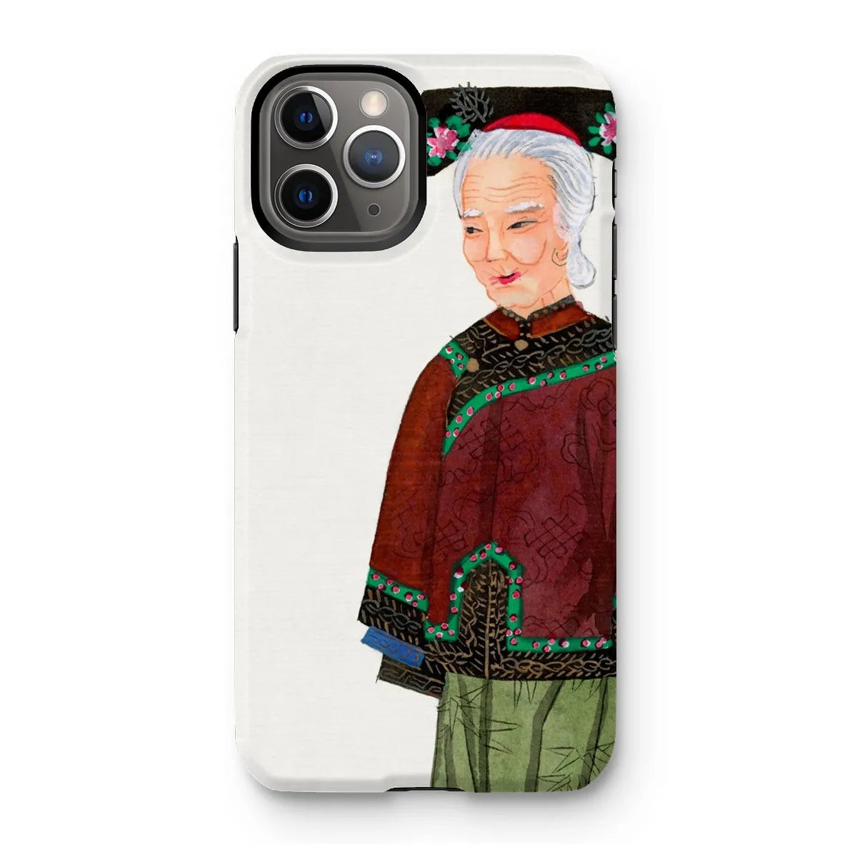 Grand Dame Too - Aesthetic Chinese Art Phone Case - Iphone 11 Pro / Matte - Mobile Phone Cases - Aesthetic Art