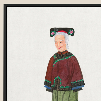 Grand Dame - Mantsjoe-modekunstprint / Canvas, posterafdrukken & visueel kunstwerk, Toby Leon