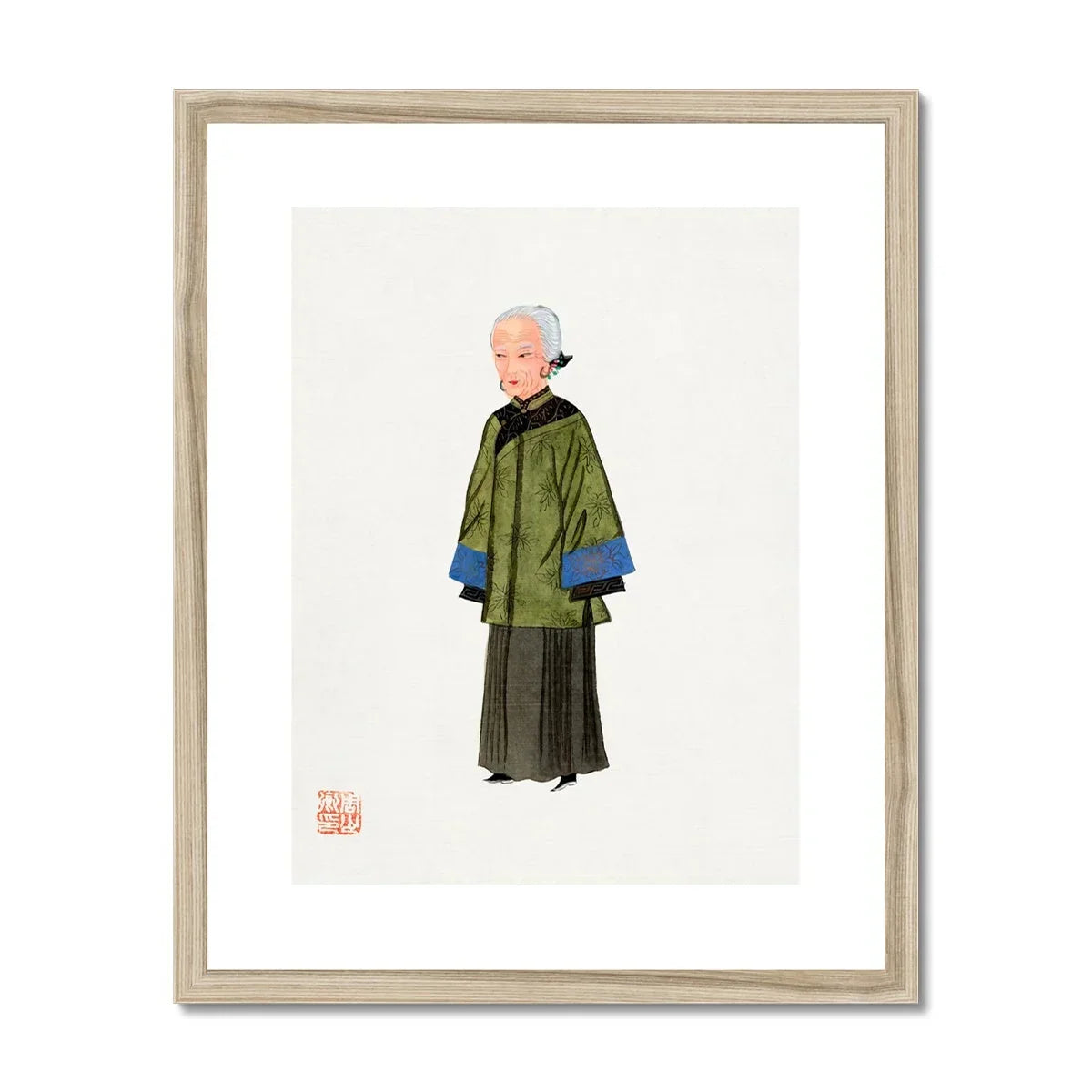 Grand Dame - Manchu Fashion Art Print Posters Prints & Visual Artwork