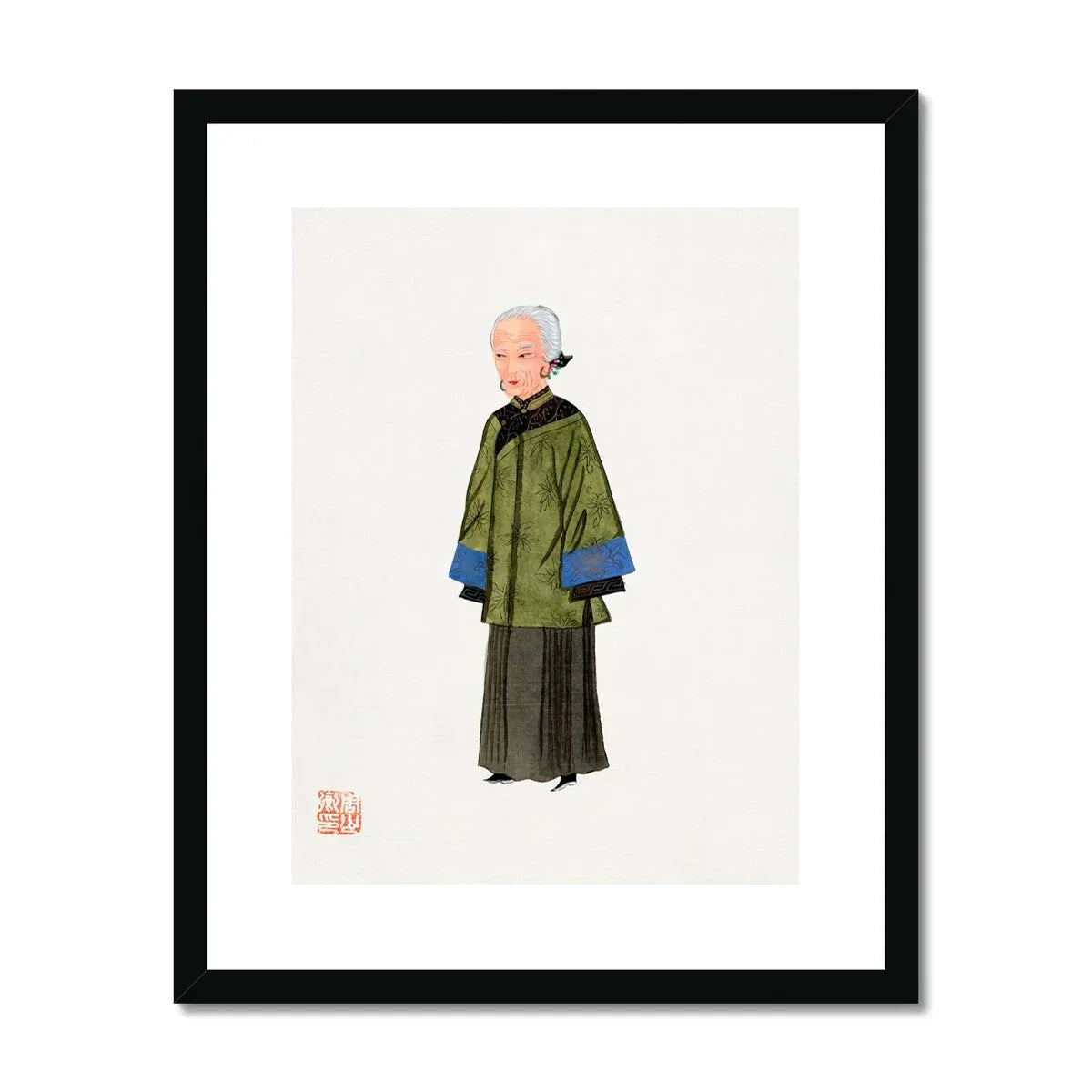 Grand Dame - Manchu Fashion Art Print Posters Prints & Visual Artwork