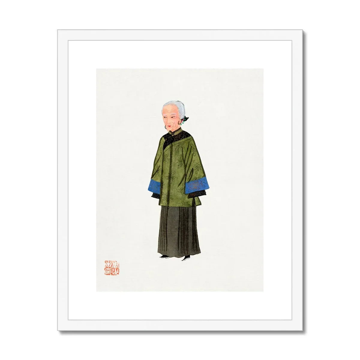 Grand Dame - Manchu Fashion Art Print Posters Prints & Visual Artwork