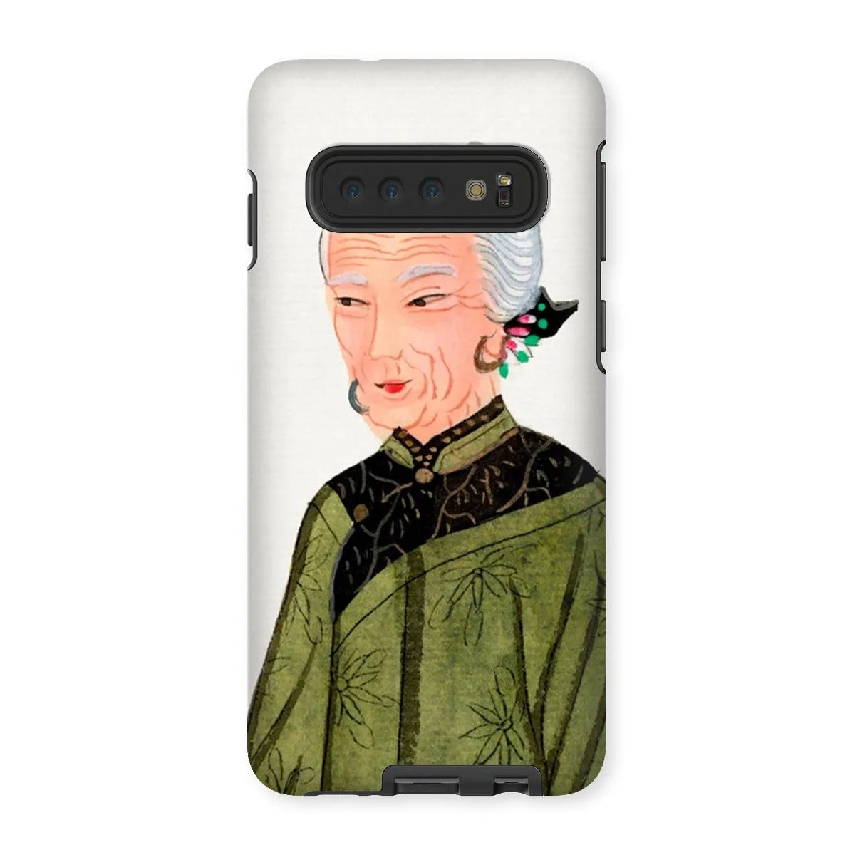 Grand Dame - Qing Chinese Aesthetic Art Phone Case - Samsung Galaxy S10 / Matte - Mobile Phone Cases - Aesthetic Art