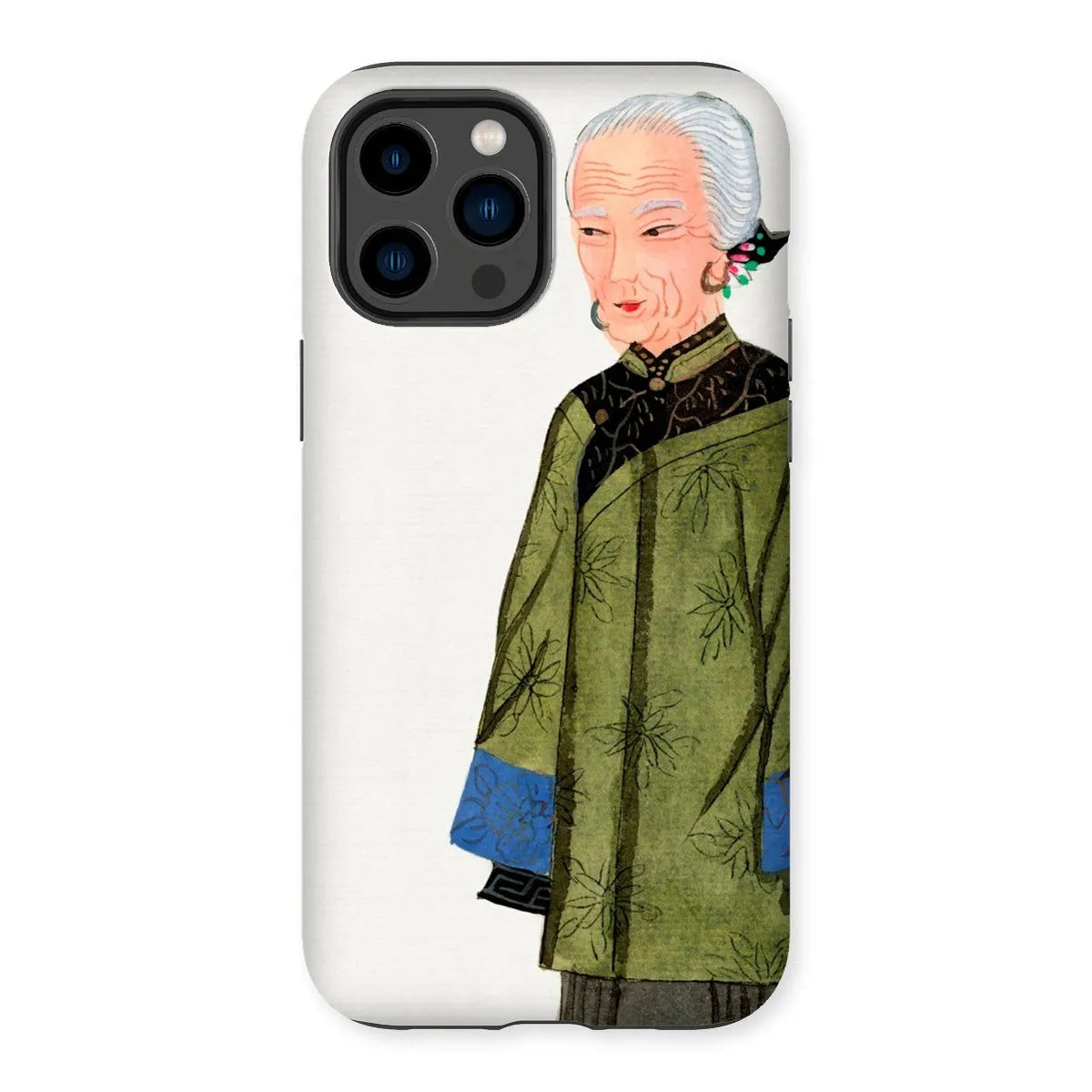 Grand Dame - Qing Chinese Aesthetic Art Phone Case - Iphone 14 Pro Max / Matte - Mobile Phone Cases - Aesthetic Art
